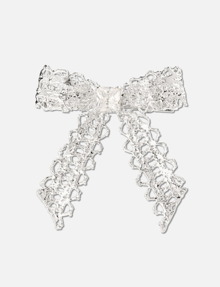 YVMIN SHUSHU/TONG × YVMIN Lace Bowknot Gemstone Hair Clip