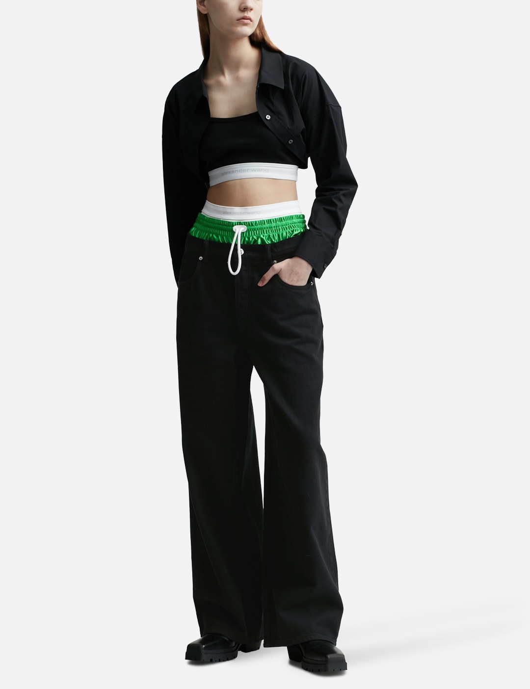 Pre Styled Tri-Layer 5 Pocket Jean view 16