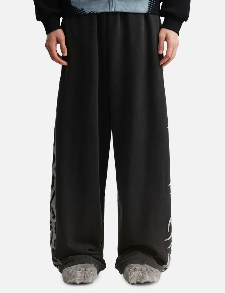 Vintage Black Tribal Baggy Sweatpants Placeholder Image