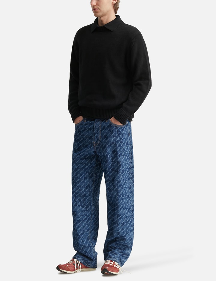 vowels Knit Crewneck