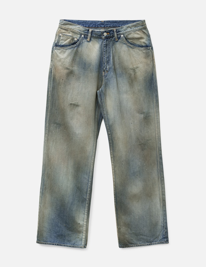 ANCELLM Shoe-Cut Denim Pants