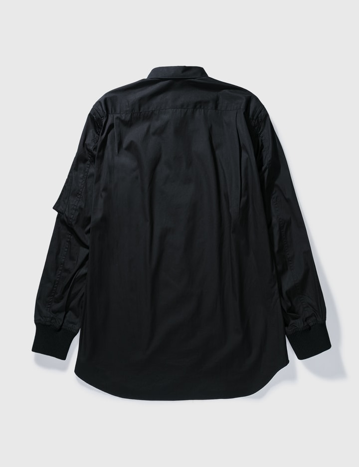 Comme Des Garçons Shirt Black Military Pocket Shirt Placeholder Image