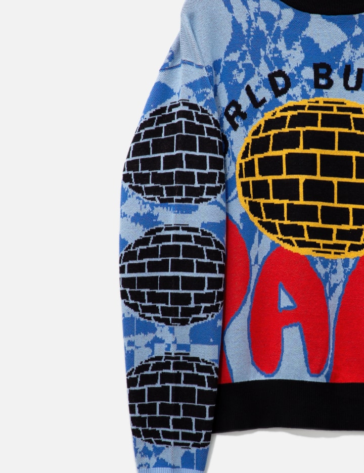 Shop Perks And Mini World Building Graphic Jacquard Knit In Multicolor