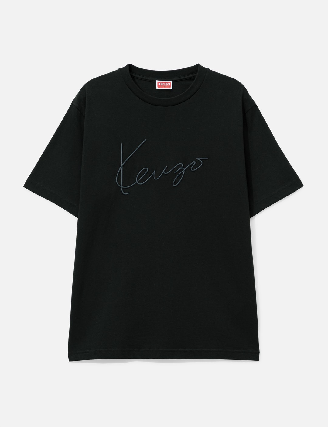 'KENZO Signature' Embroidered T-Shirt