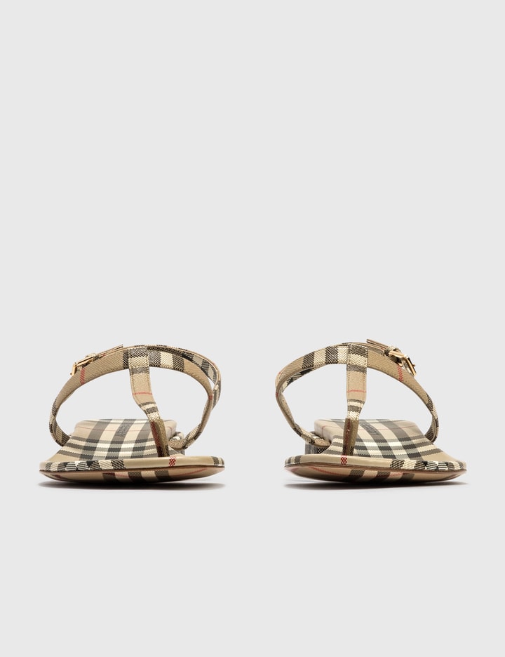 Vintage Check and Lambskin Sandals Placeholder Image
