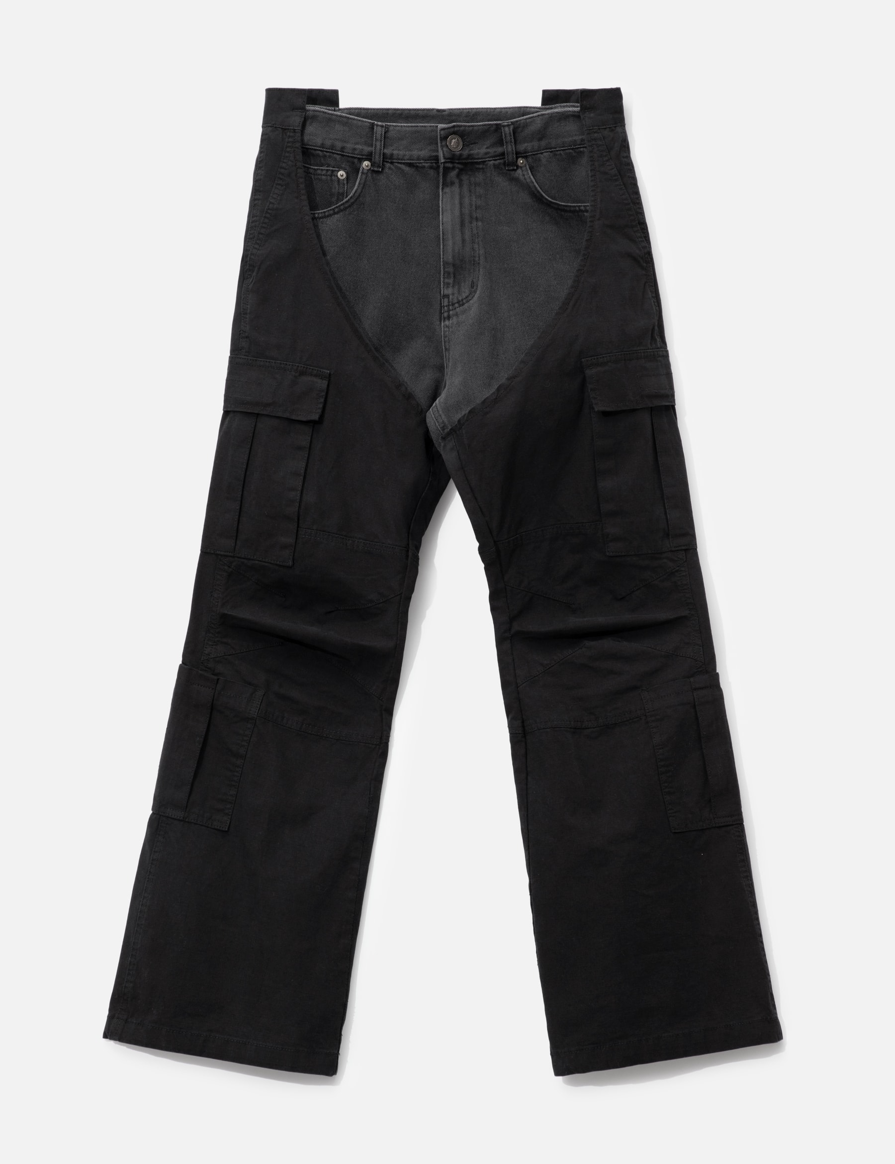 Biker Cargo Denim Pants view 16