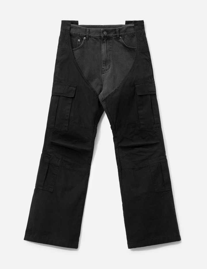 Protocol-Index Biker Cargo Denim Pants