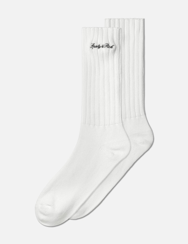 Signature Logo Rib Socks