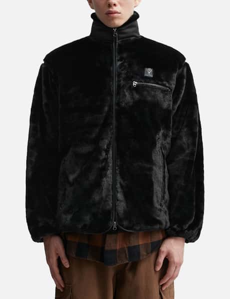South2 West8 - Micro Fur Piping Jacket | HBX - Globally Curated  
