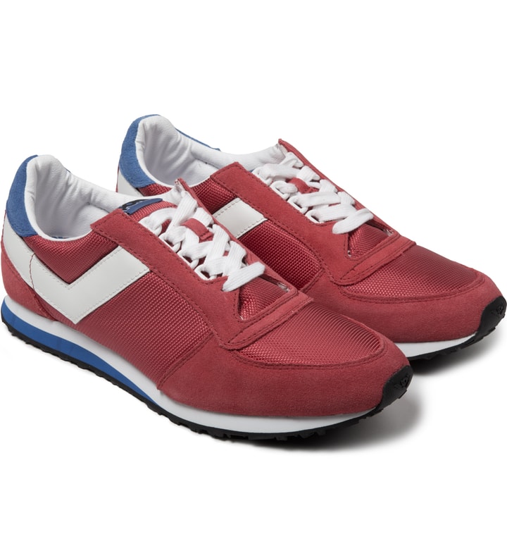 Red/White Joggy Ox Nylon Sneakers Placeholder Image
