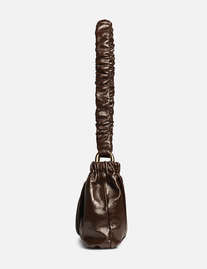 Marni Leather Gathered Clutch