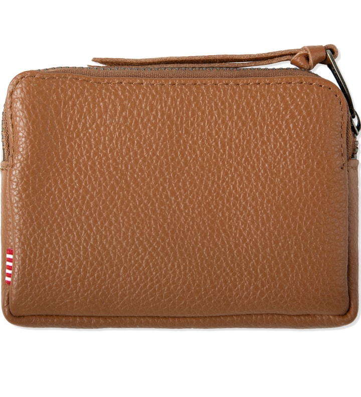 Tan Pebble Leather Oxford Pouch Placeholder Image