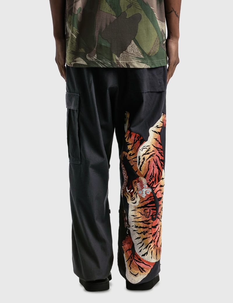 Silk Dolce & Gabbana Tiger Print Pants – 23 Lux