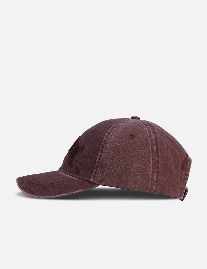 Ganni Cap In Red Cotton
