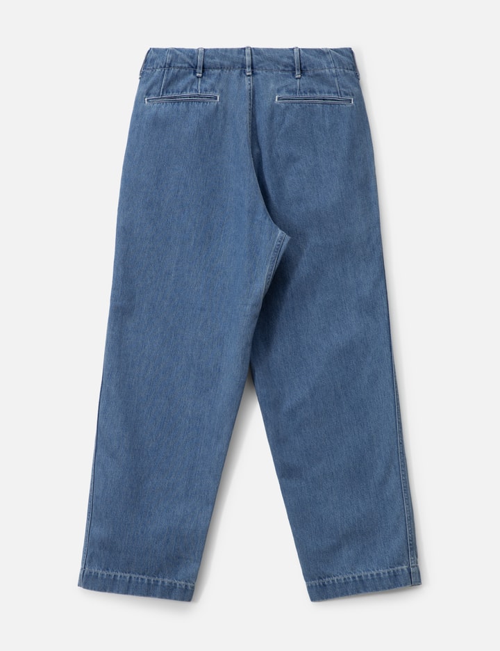 Nanamica Blue Wide Jeans In Blue