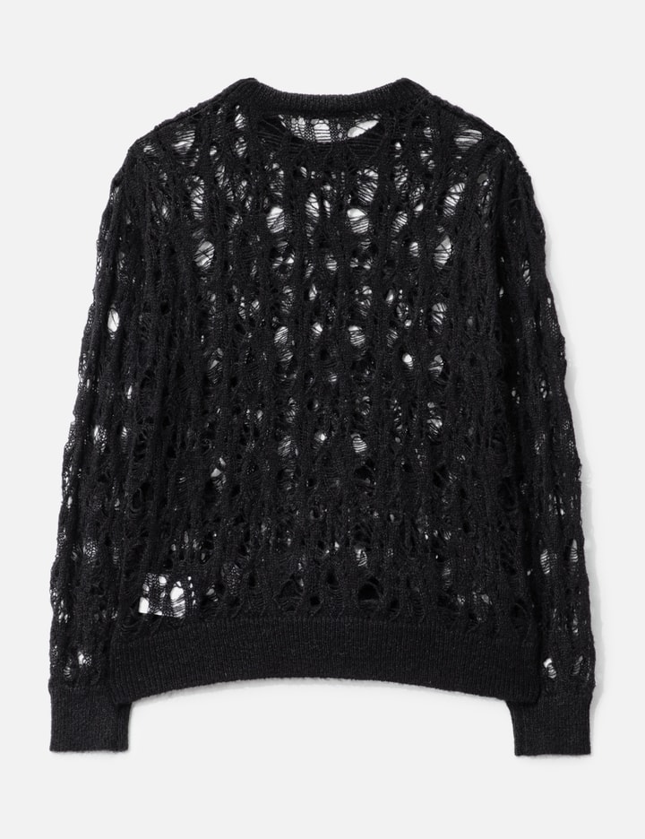Taakk Lame Mohair Knit In Black