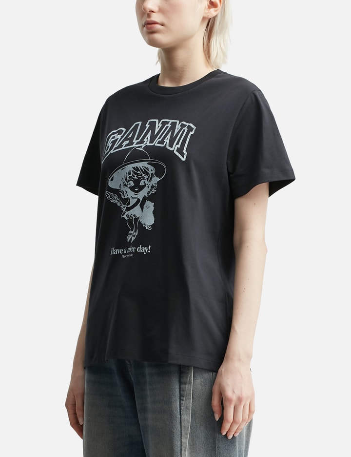 Basic Cotton Witch Relaxed T-shirt Placeholder Image