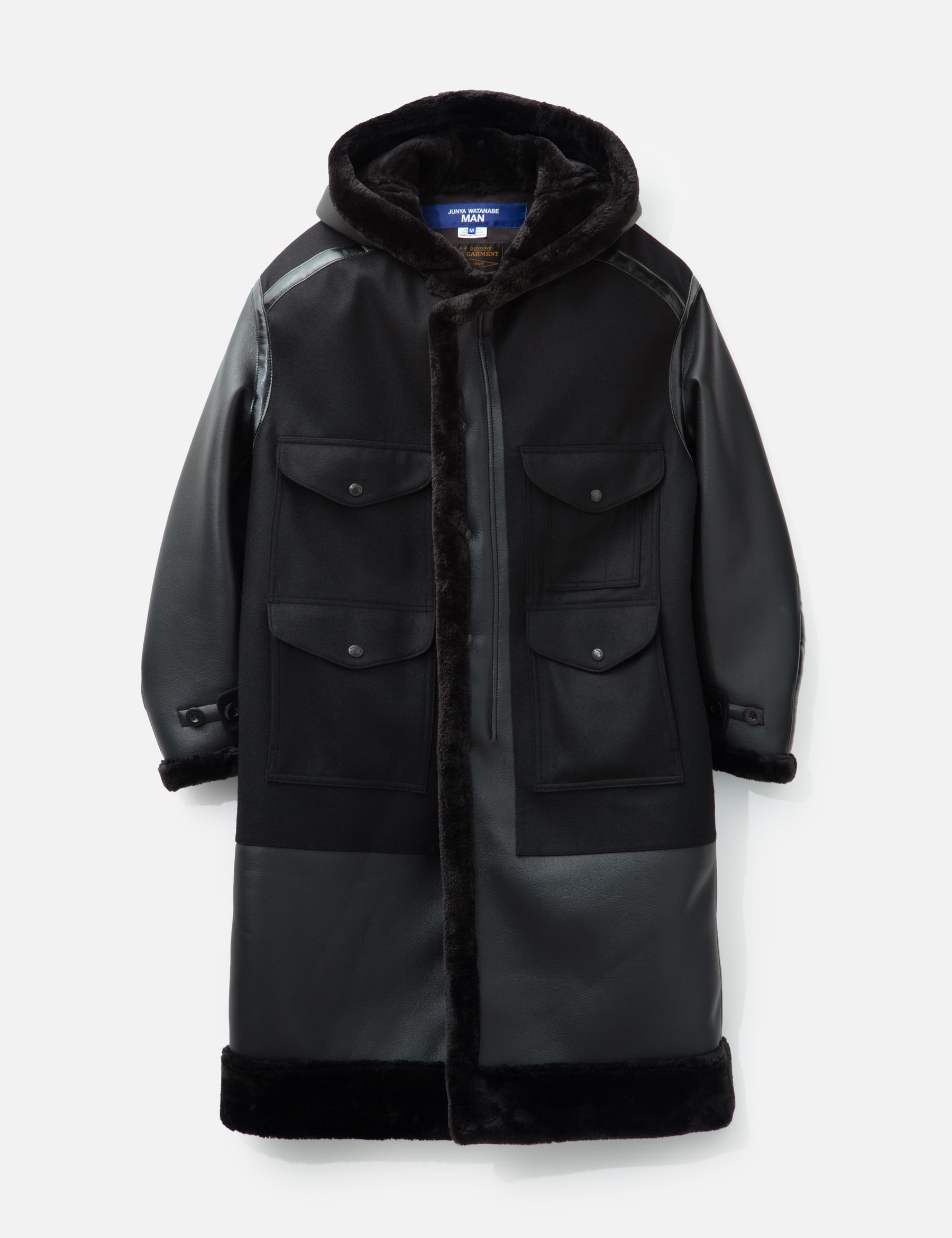 X Filson Faux Shearling Hooded Coat view 16