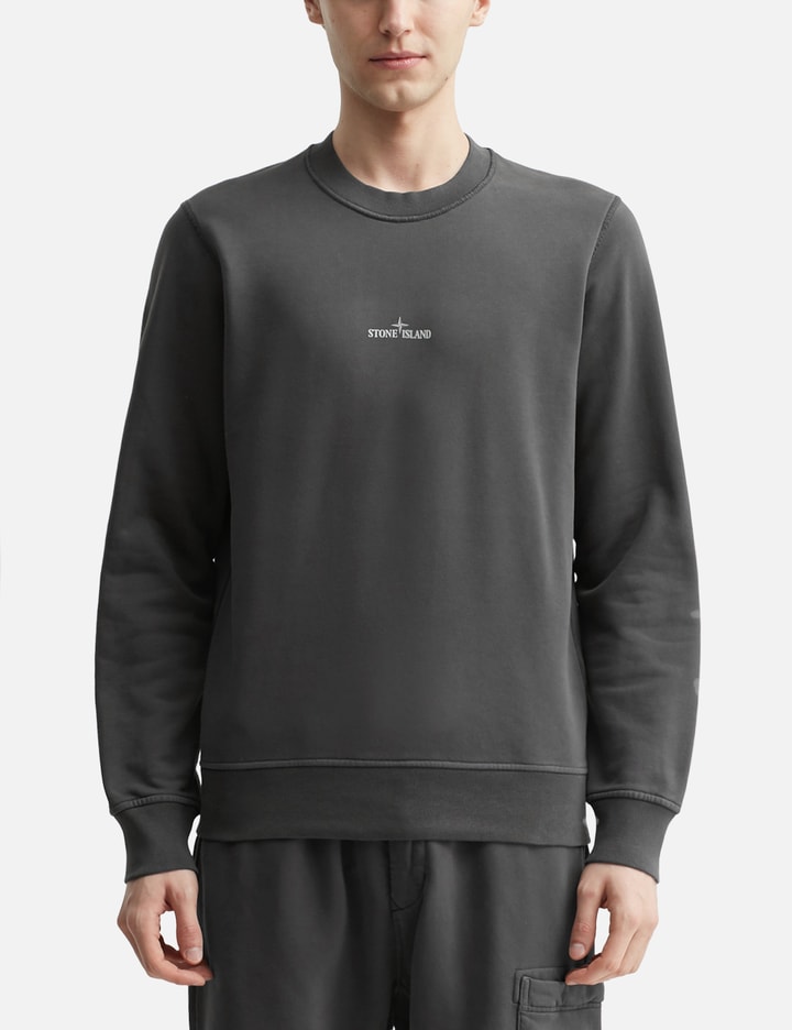 Stone Island Sweatshirt With Industrial Flow Print