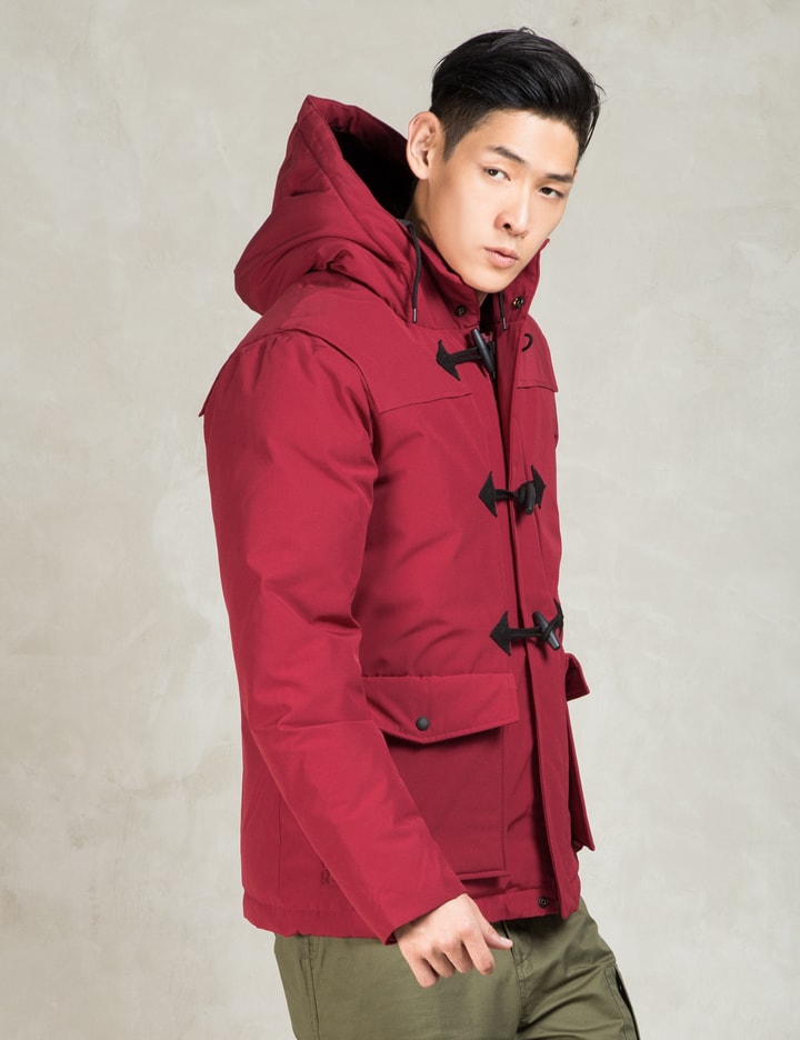 Red Milton Down Insulated Duffle Jacket Placeholder Image