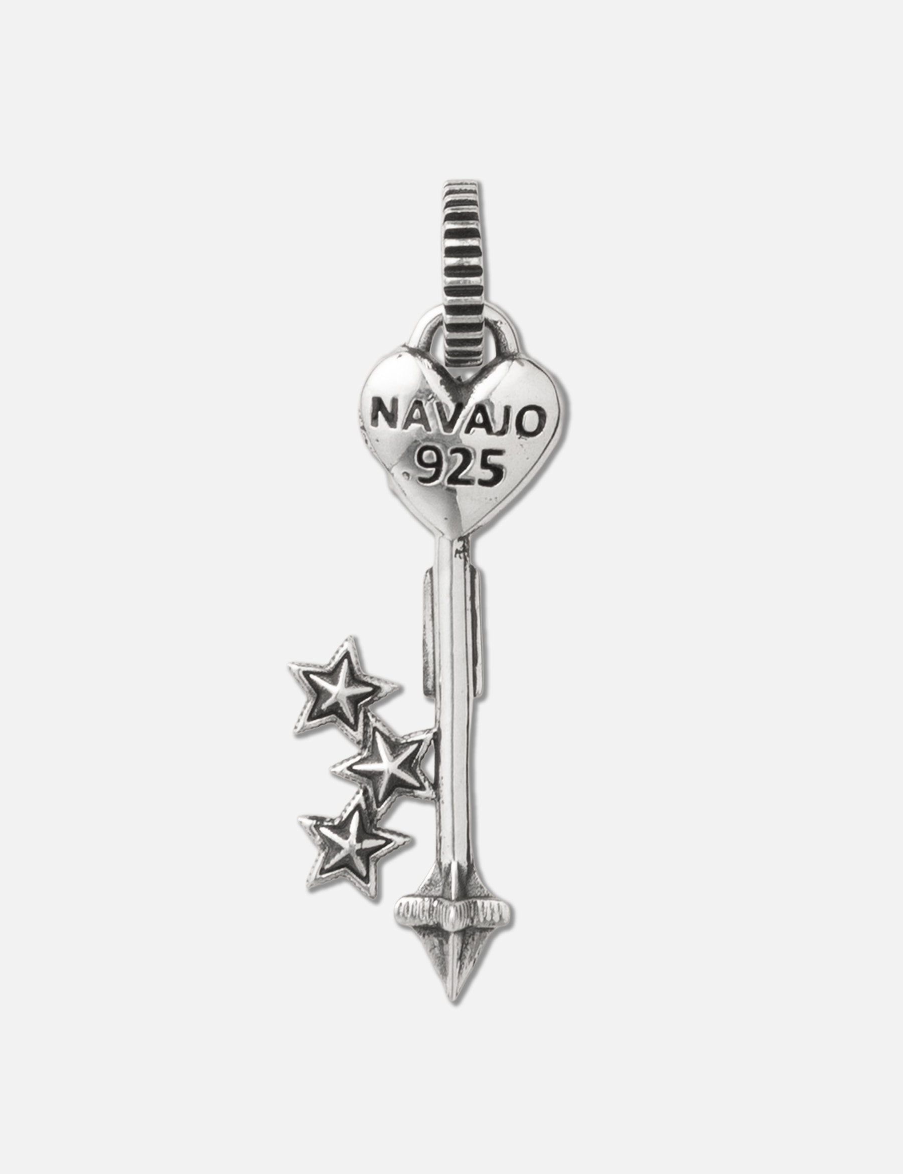Heart W / Center Hollow Star Key Pendant view 11