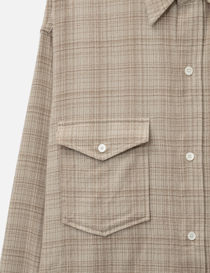 Nanamica Regular Collar Wool Plaid Shirt