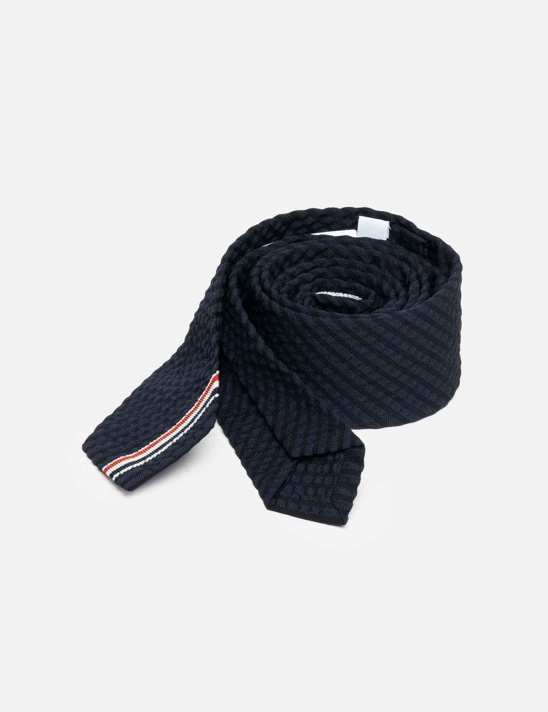 Wool Seersucker RWB Tie