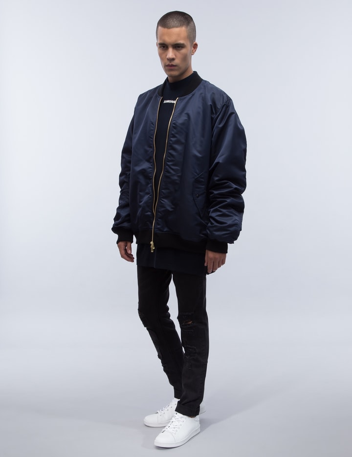 Evil Palm Civet Embroidery Bomber Jacket Placeholder Image