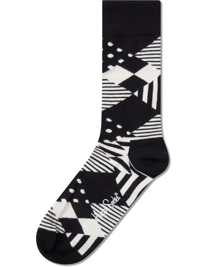 Black/White Multi Argyle Socks Placeholder Image