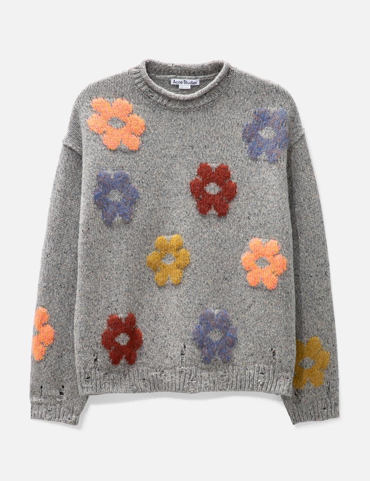 Ami Alexandre Mattiussi Men's Jacquard Wool-blend Sweater In Orange