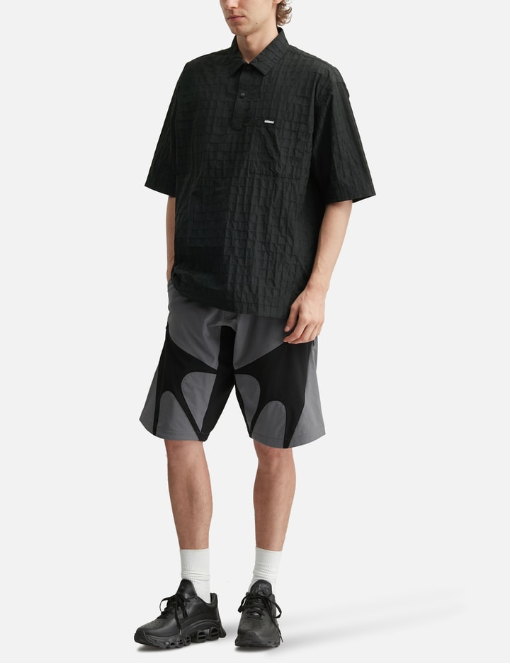 Metalwood Studio Oversized Snap Top Polo