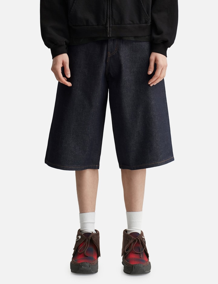 Breacher Indigo Denim Shorts Placeholder Image