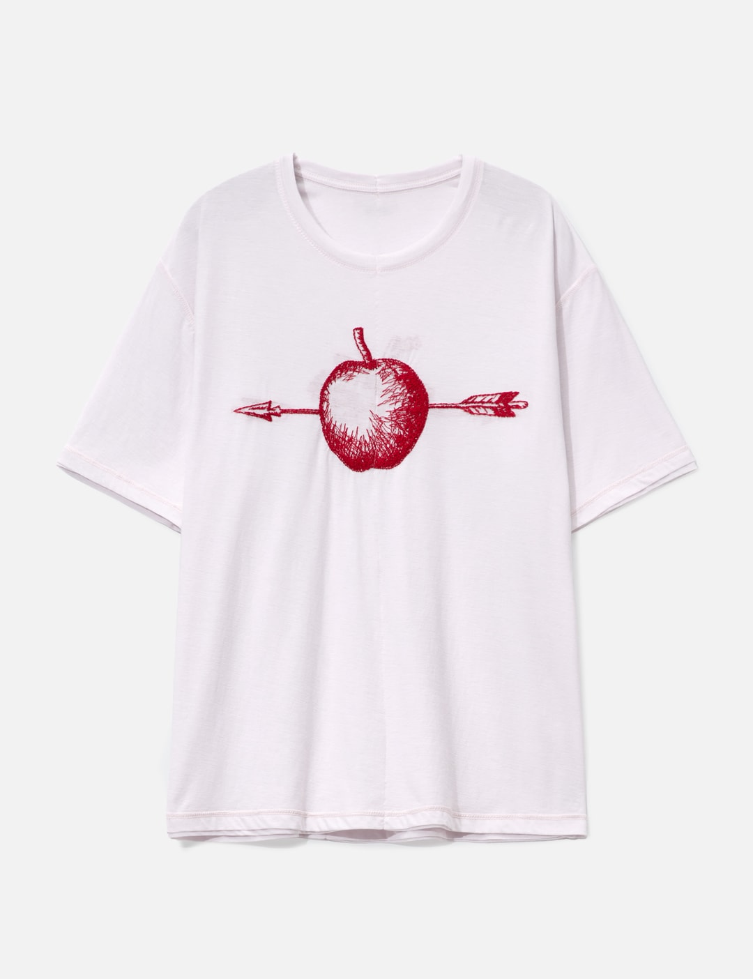 Flip Els Cotton Front Embroidery T-Shirt