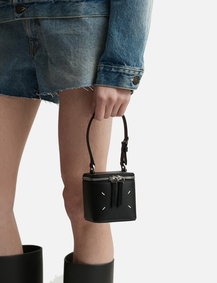 Maison Margiela Micro Cube Hand Bag In Black