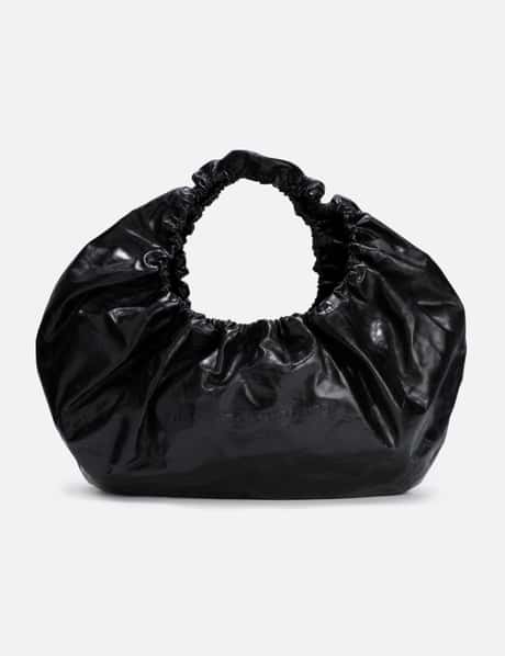 Alexander Wang Crescent Large Crackle Leather Shoulder Bag