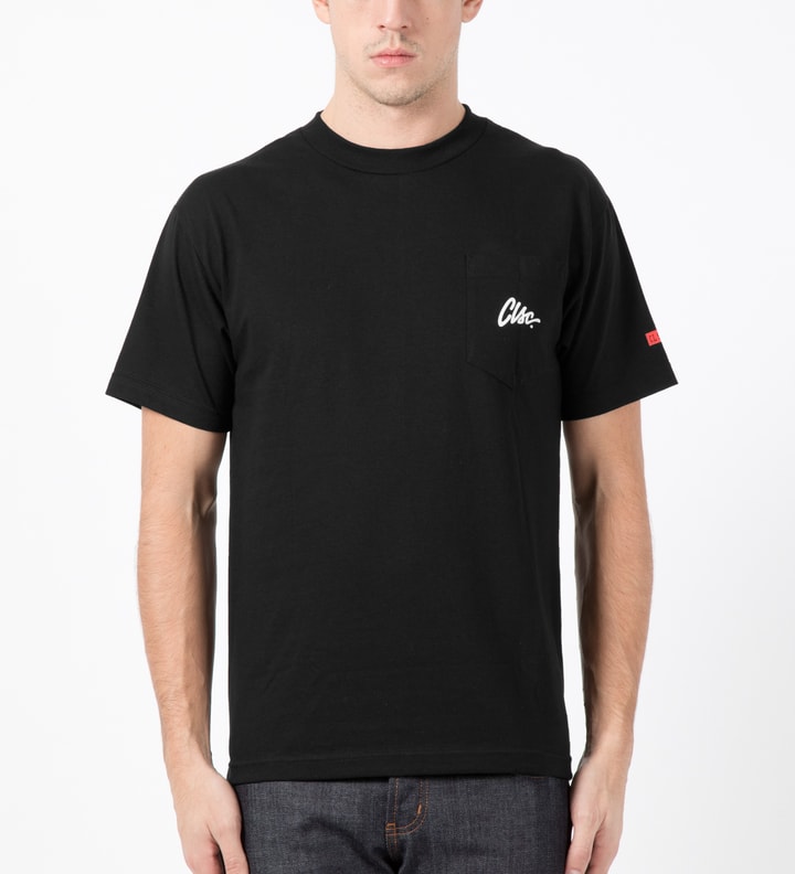 Black Script Pocket T-Shirt Placeholder Image