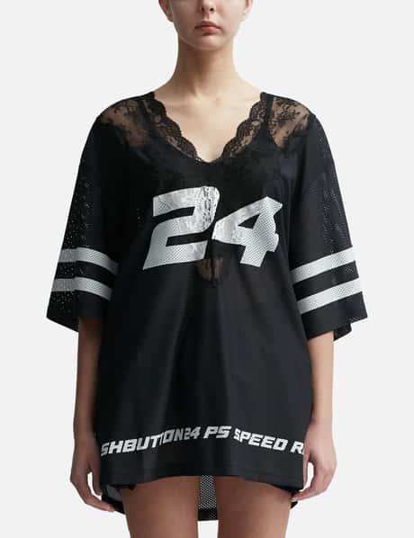 pushBUTTON - Lace Football Jersey | HBX pushBUTTON - Lace Football Jersey | HBX