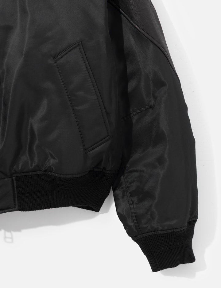 COOR Highneck Shearling Mixed MA-1 Jumper