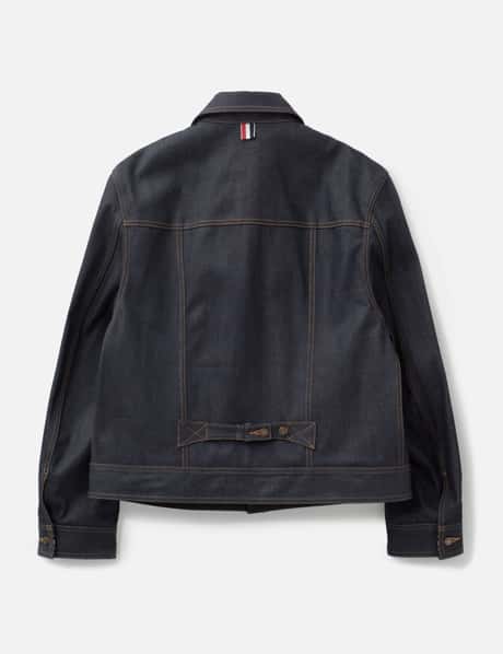 Selvedge Denim Backstrap Utility Jacket view 8