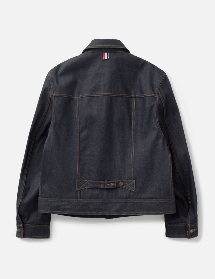 톰브라운 Selvedge Denim Backstrap Utility Jacket
