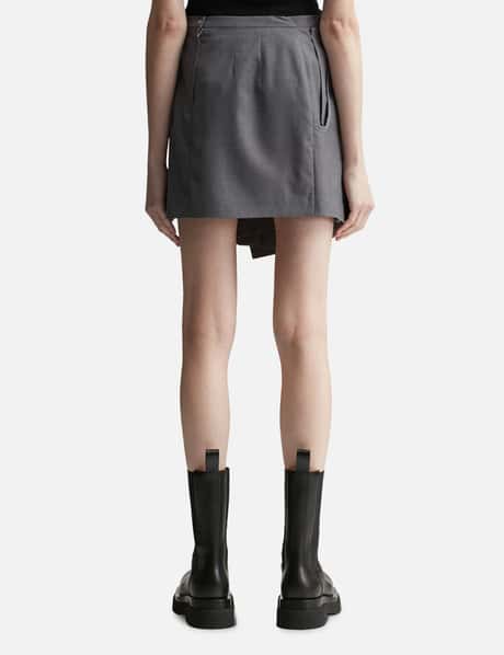 Fold-Detail Pleats Mini Skirt view 9