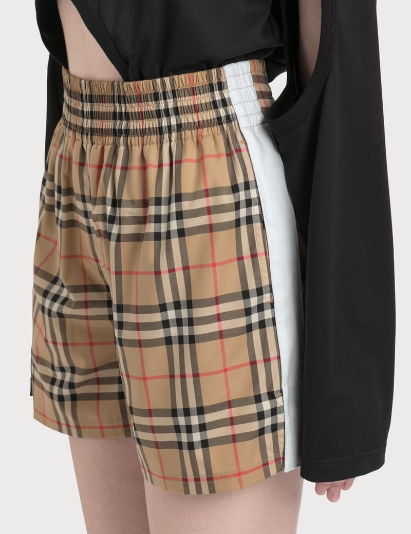 Burberry - Vintage Check Stretch Cotton Shorts | HBX - Globally Curated  Fashion and Lifestyle by Hypebeast