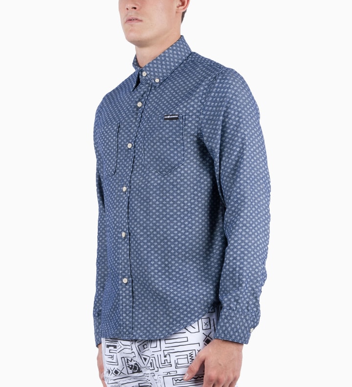 Indigo Clouds L/S Woven Shirt Placeholder Image