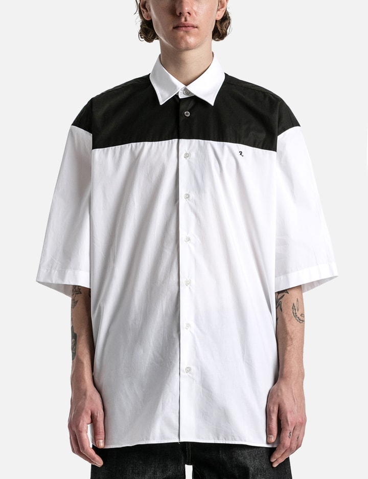 AMERICANO BICOLOR SHIRT WITH EMBROIDERY Placeholder Image