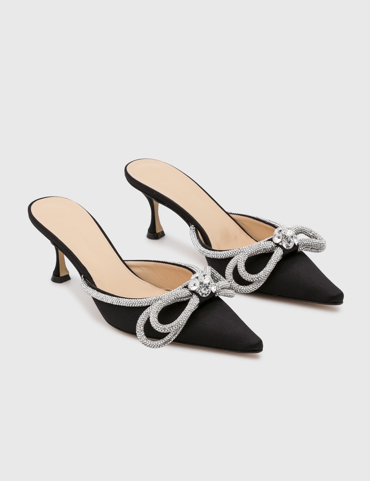 Double Bow Satin Mule Placeholder Image