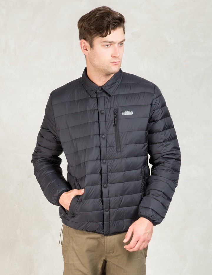 Penfield Black Naklin Packable Down Shirt Jacket