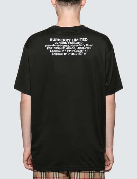 Burberry - Location Print Cotton Oversized T-shirt | HBX 