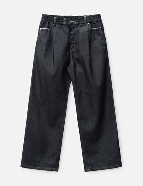 CLESSTE SELVEDGE DENIM  WIDE PANTS