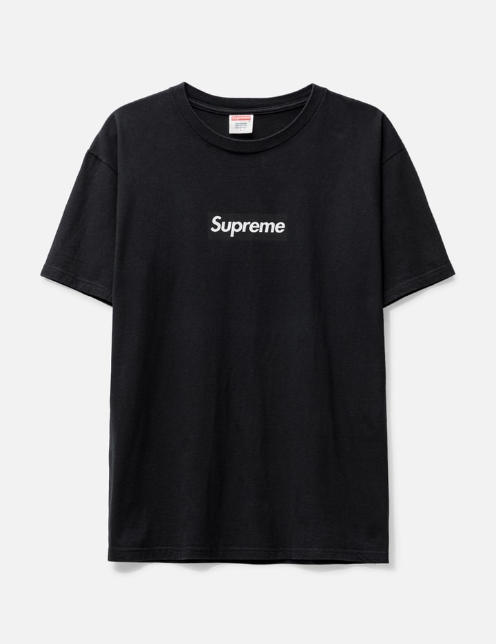 SUPREME FRIENDS AND FAMILY BLACK ON BLACK BOX LOGO T-SHIRT Placeholder Image