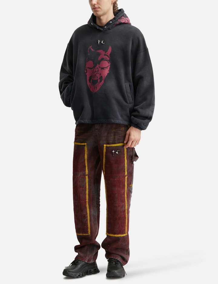 THUG CLUB Riding Skull Hoodie